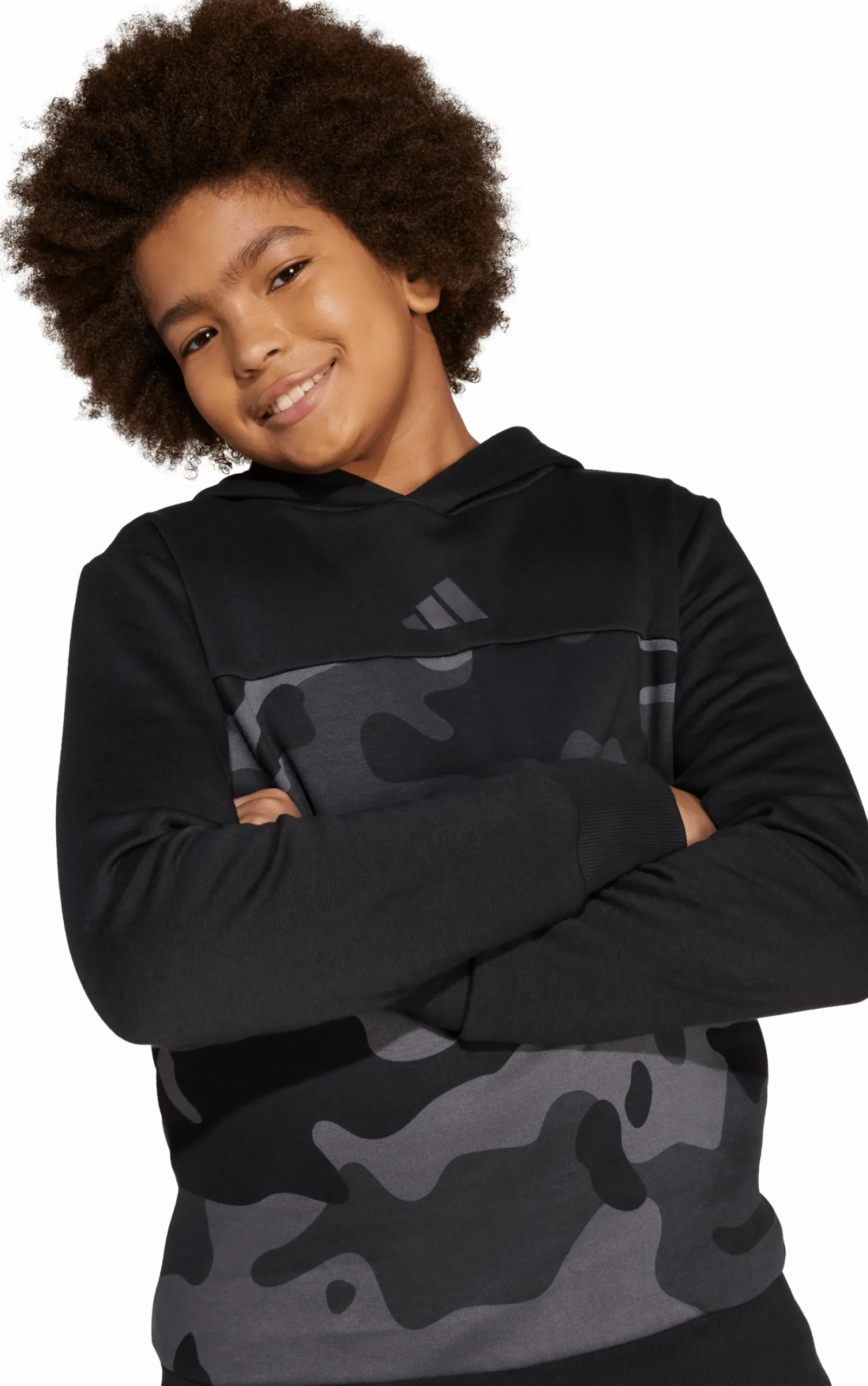 ADIDAScamo fl hood jr