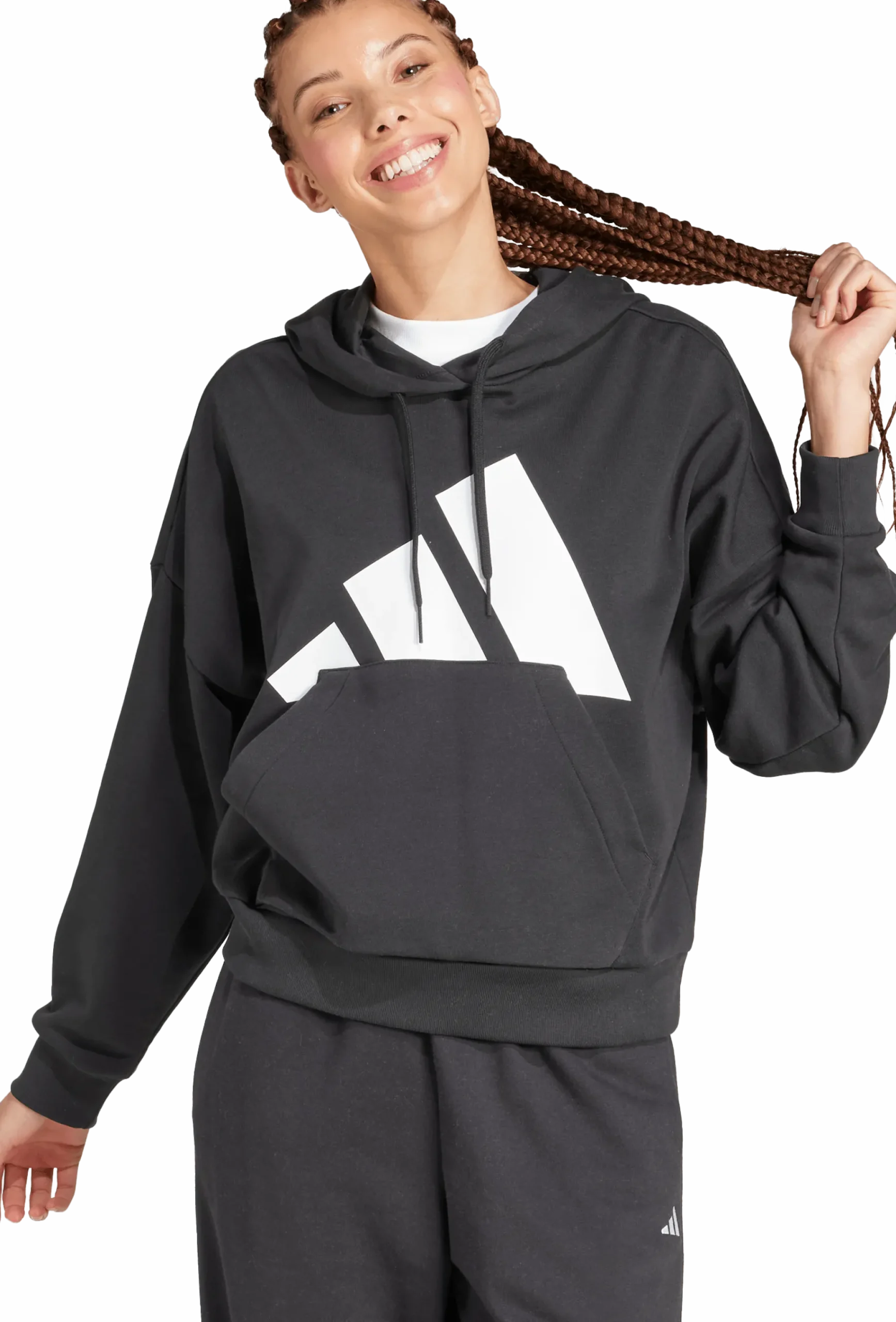 ADIDASw big logo ft hood