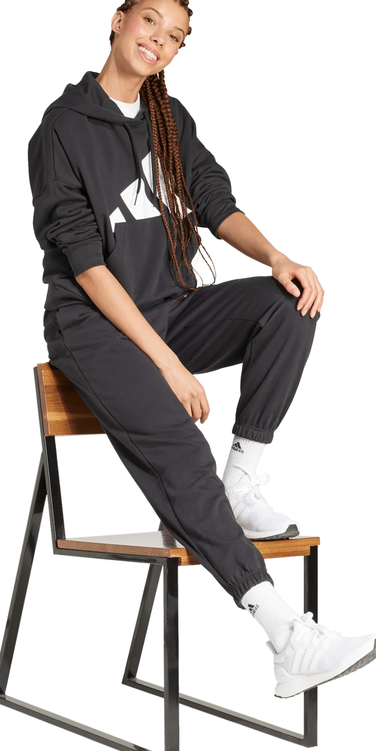 ADIDASw big logo ft hood