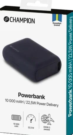 CHAMPION NORDICpowerbank 20000 mah 30w pd
