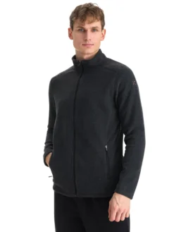 CROSS SPORTSWEARzip fleece jacket m