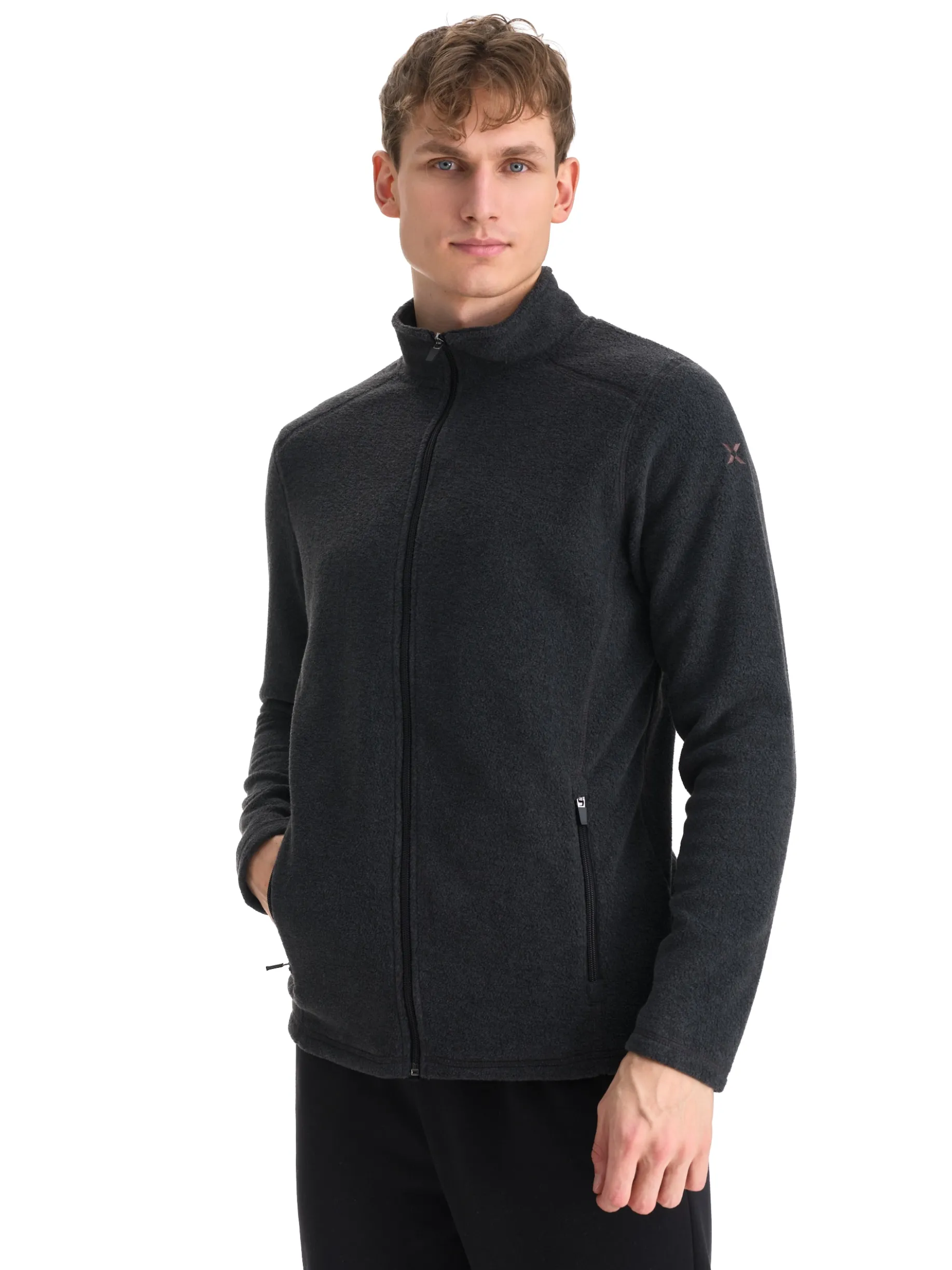 CROSS SPORTSWEARzip fleece jacket m