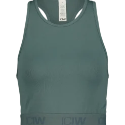 ICANIWILLdefine seamless logo cropped tank top