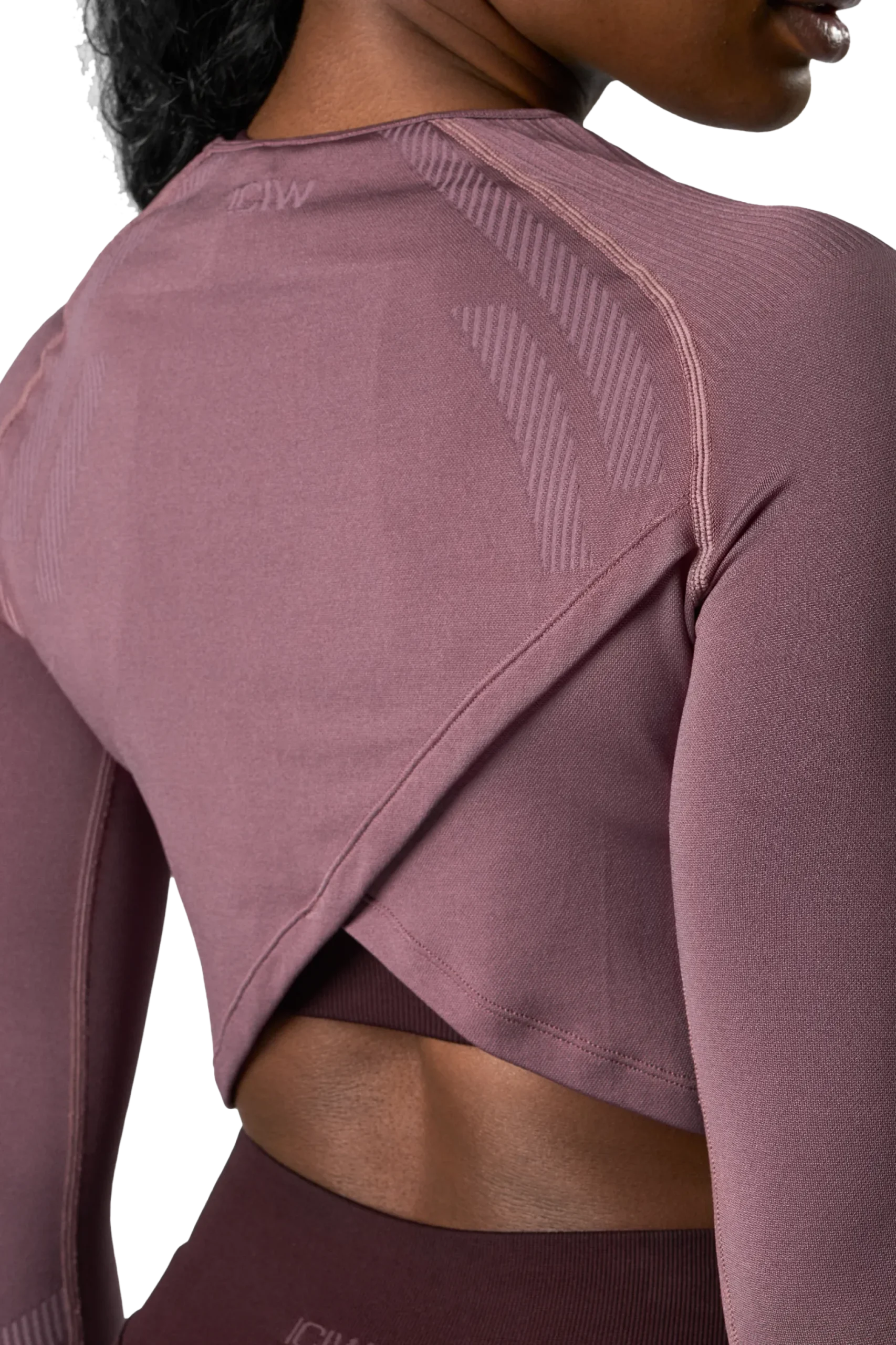 ICANIWILLimpact seamless ls crop top