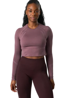 ICANIWILLimpact seamless ls crop top