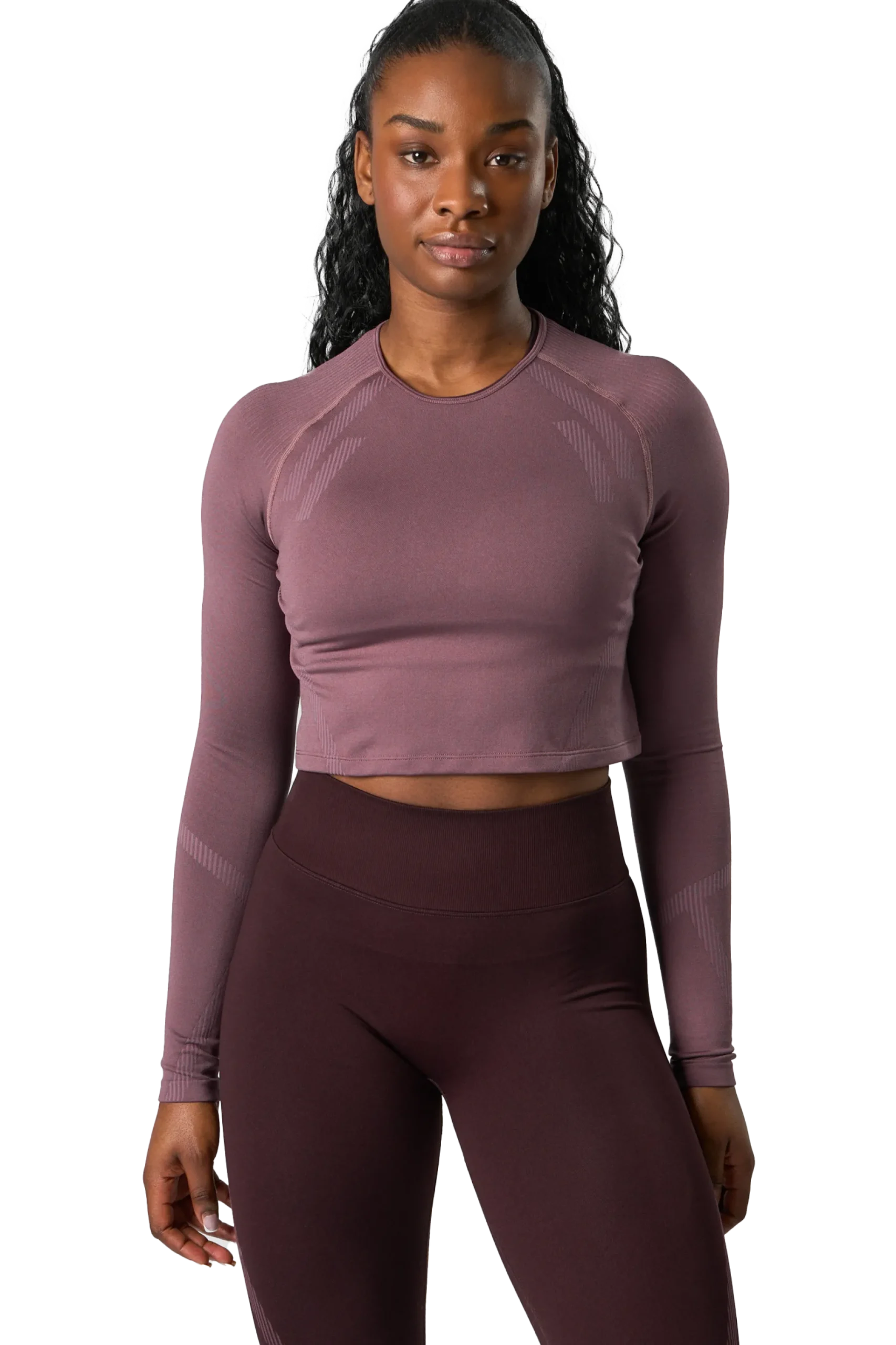 ICANIWILLimpact seamless ls crop top