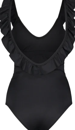 MARINE CLASSICfrill swimsuit w
