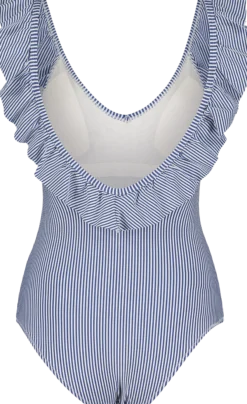 MARINE CLASSICfrill swimsuit w