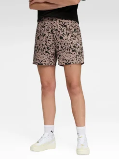 PUMAess graphic animal high-rise aop woven shorts 4