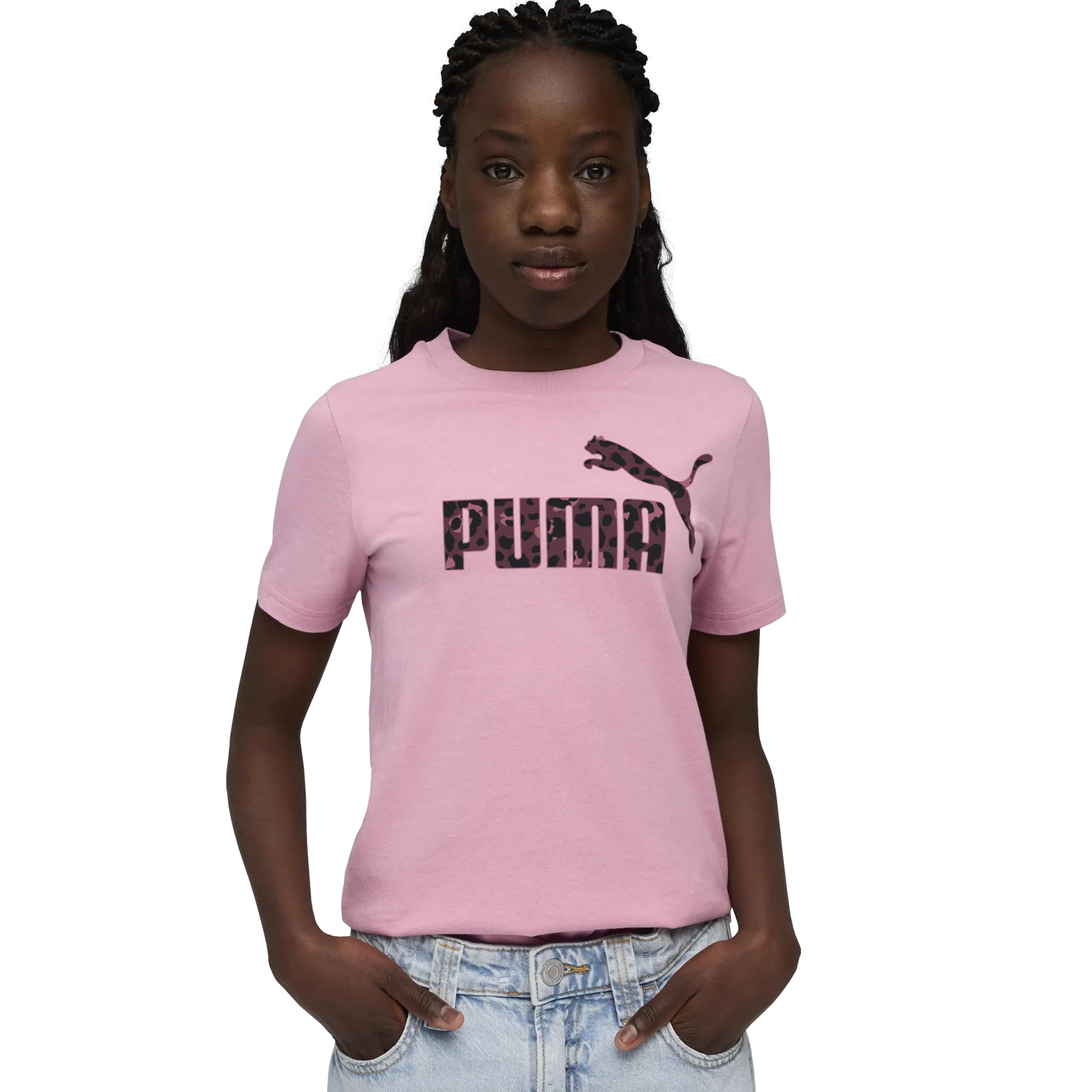 PUMAess graphic animal tee jr