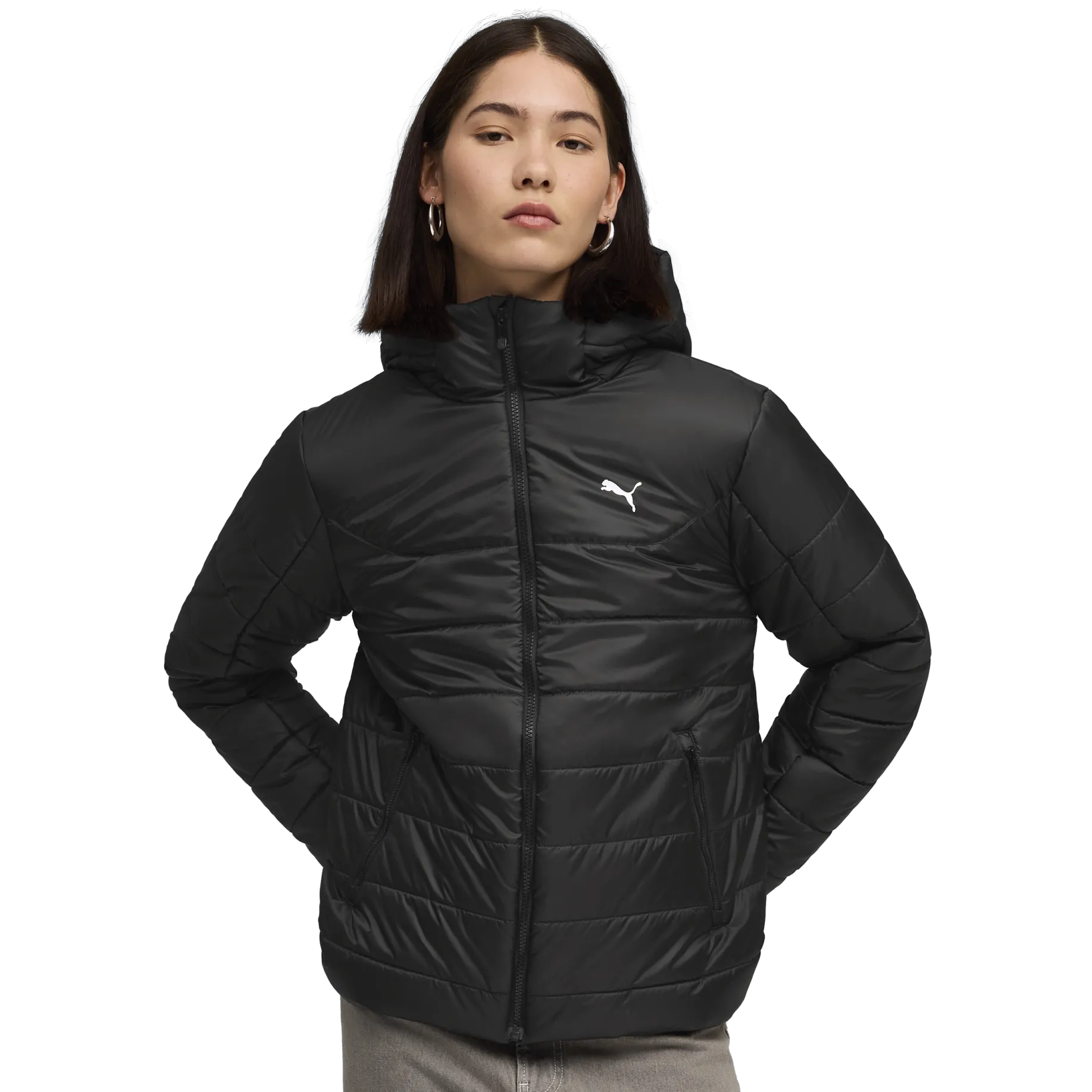 PUMAess hooded padded jacket w