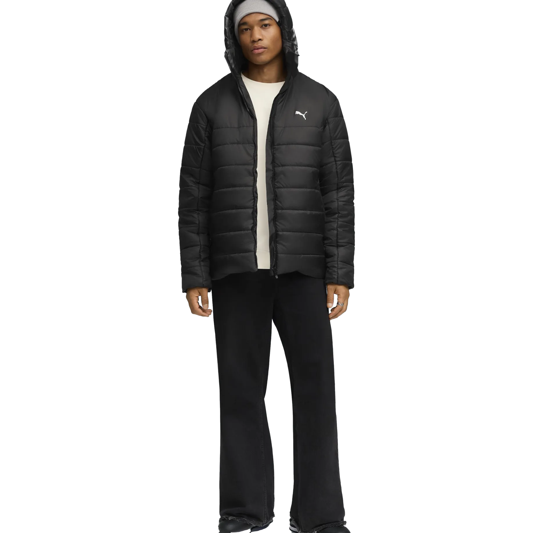PUMAess hooded padded jacket m