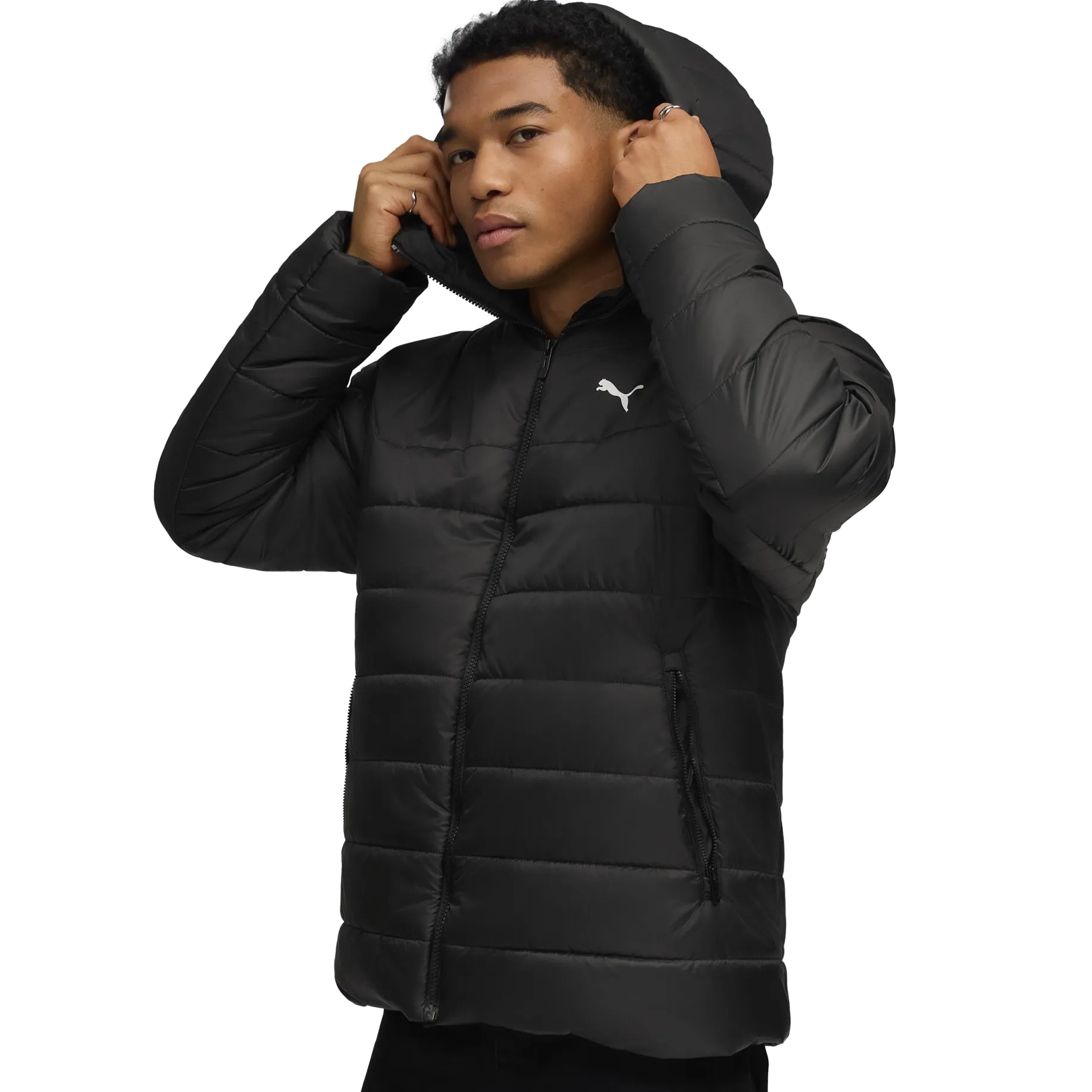 PUMAess hooded padded jacket m