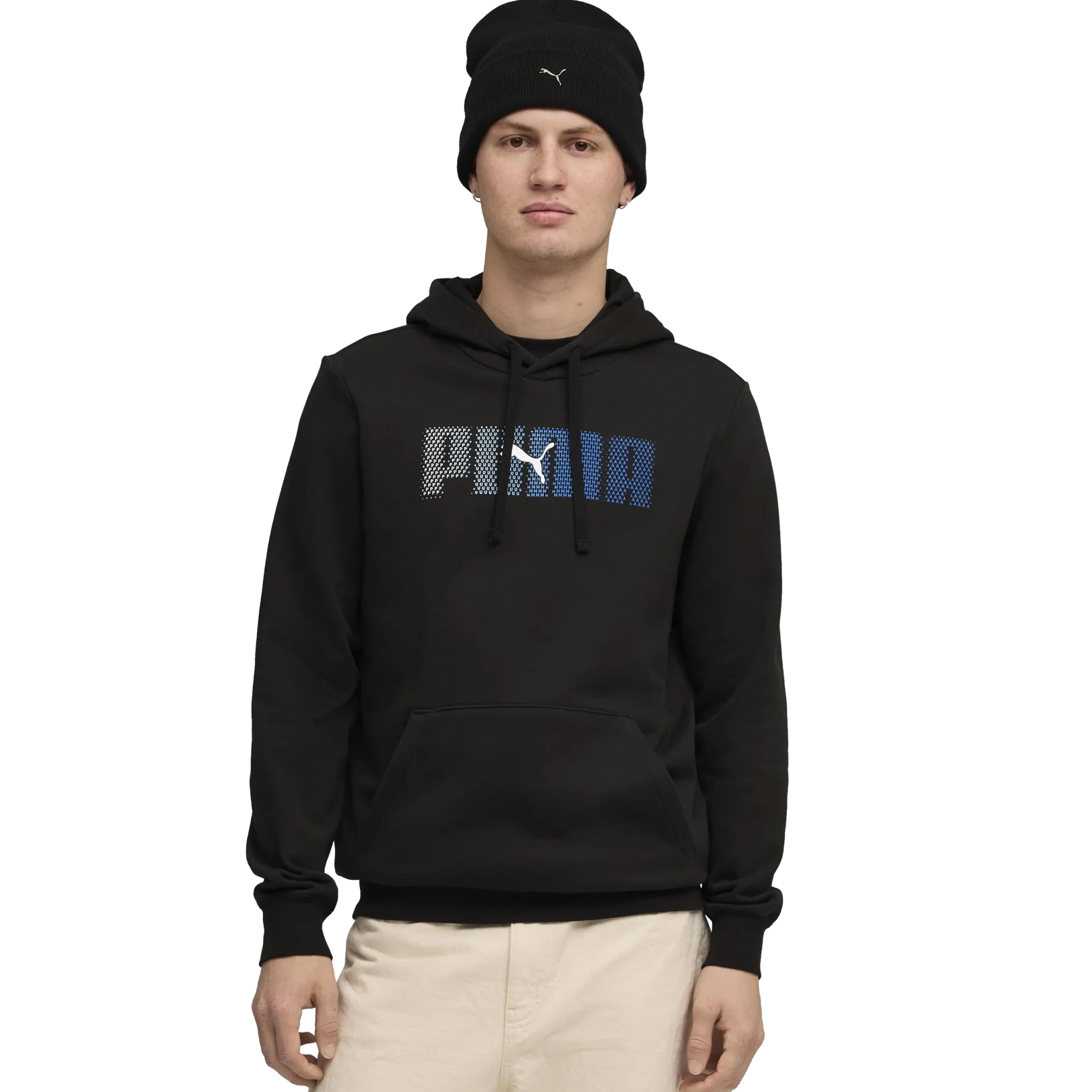 PUMAess logo lab hoodie fl m