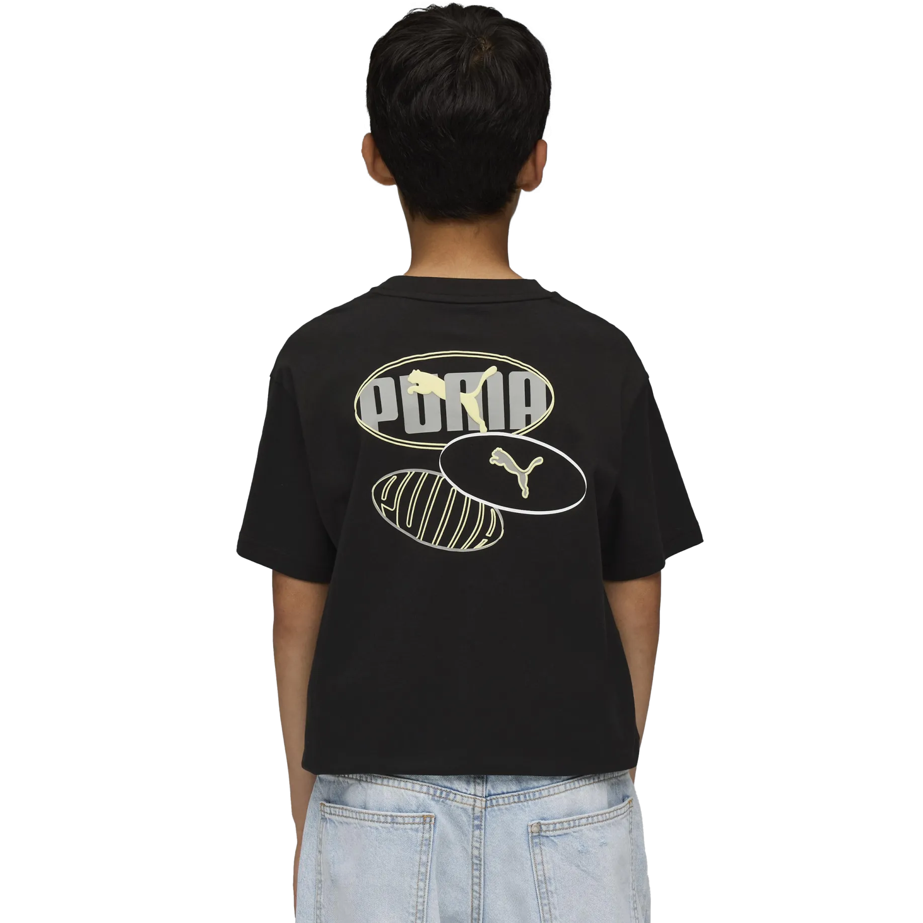 PUMAess logo lab relax tee jr