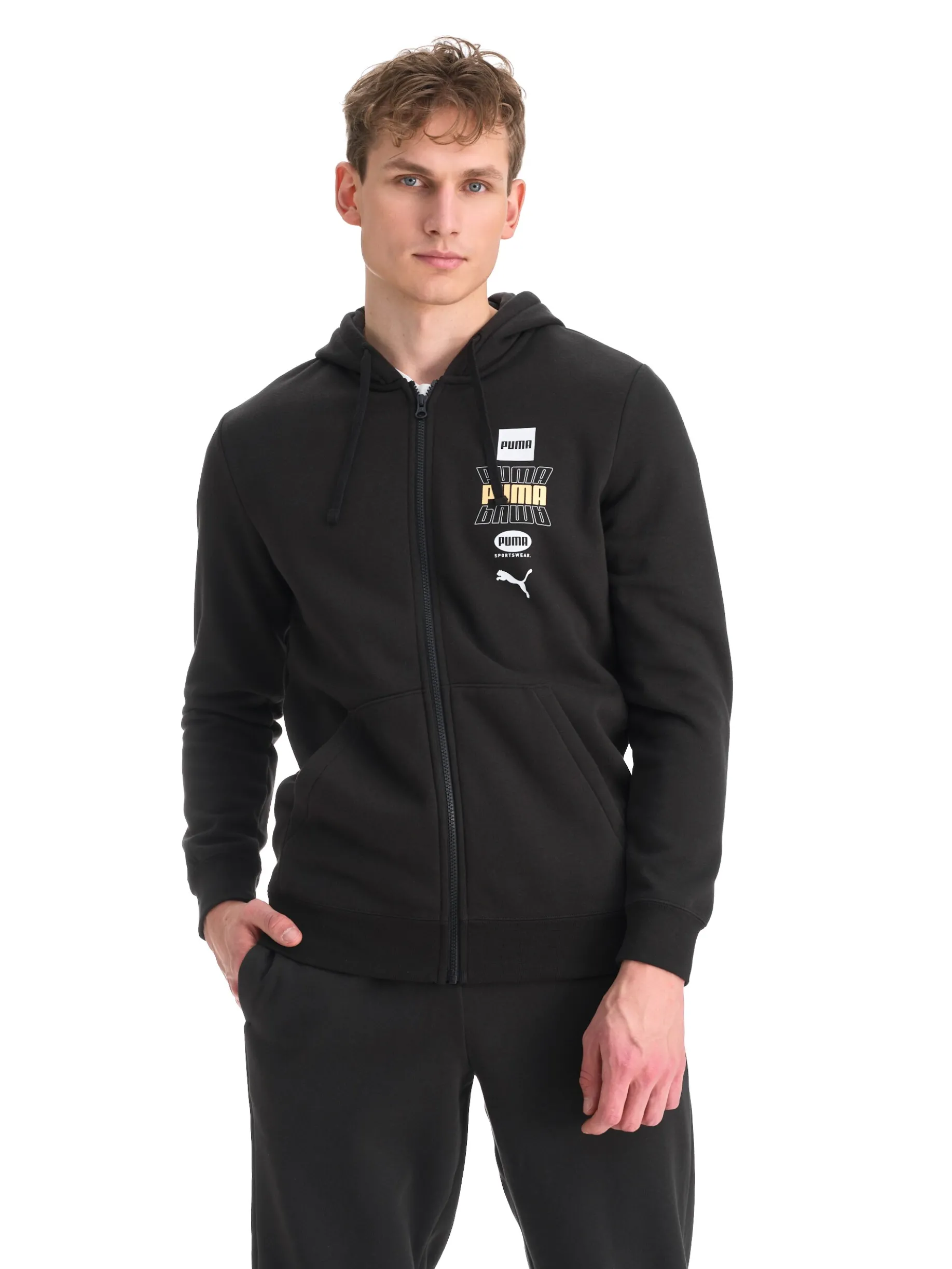 PUMAm ess logo lab holiday hood