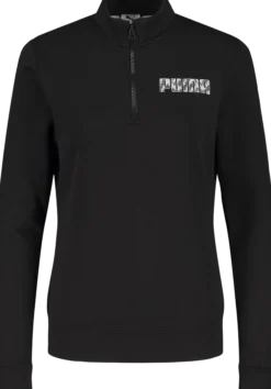 PUMAsmall logo half-zip w