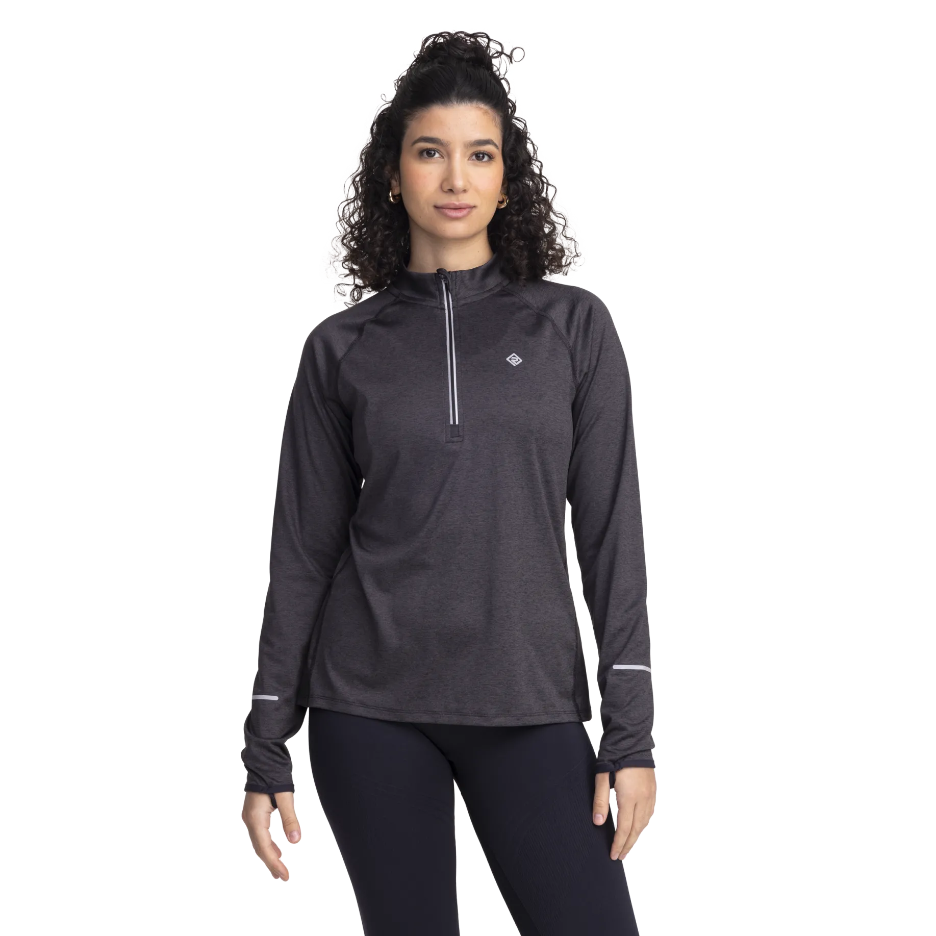 RONHILLrun half zip, långärmad träningströja, dam