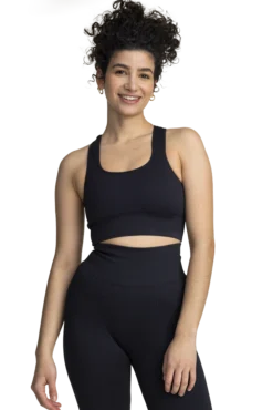 TRIDRIribbed seamless bra w
