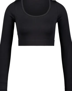 TRIDRIribbed seamless cr ls w